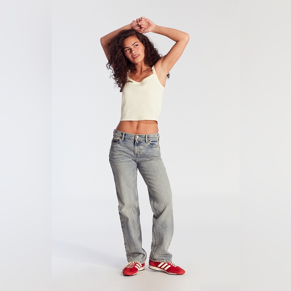 Pacsun Jordyn Low Rise Straight Leg Jeans Medium‎ Indigo size 26